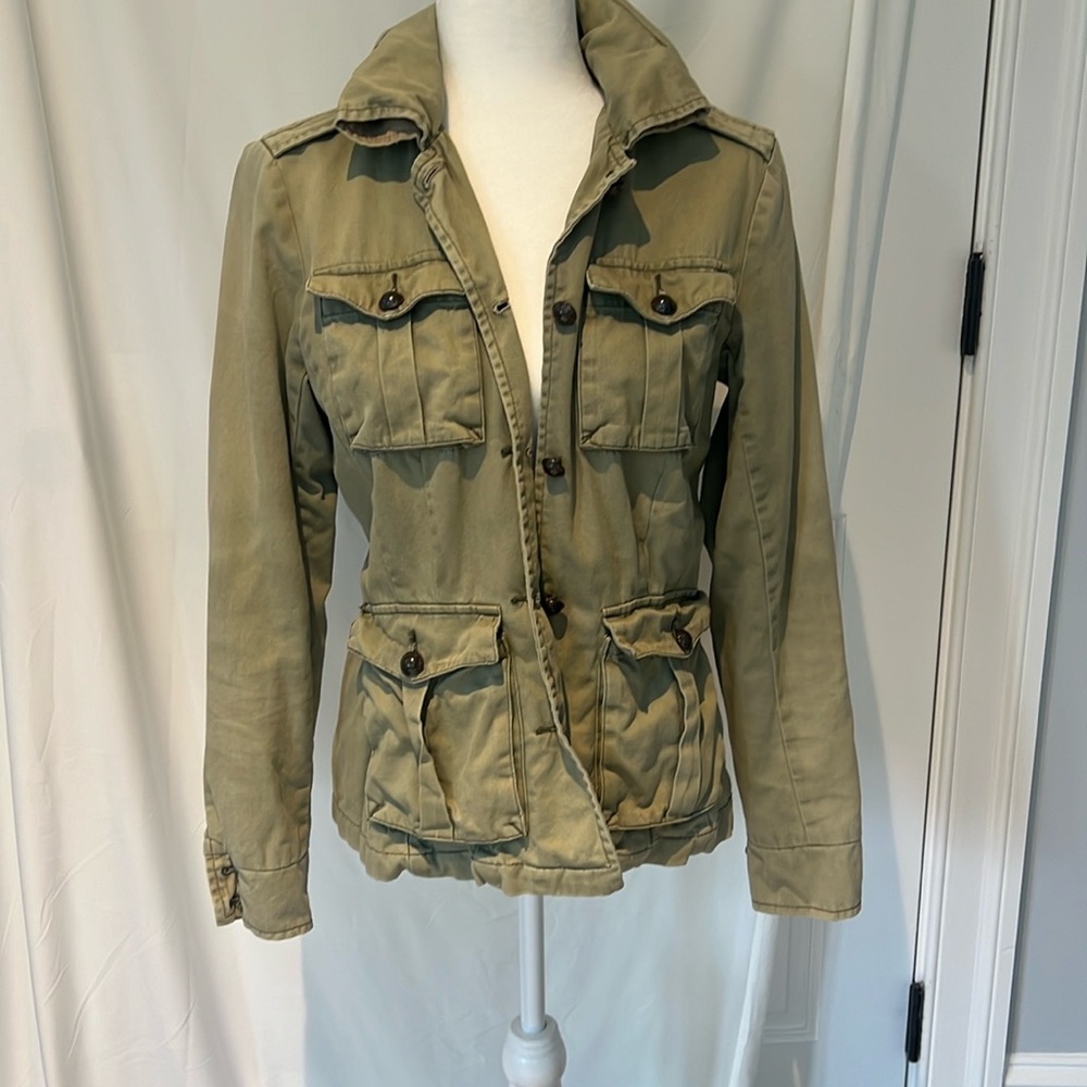 Da Nang army green cargo jacket